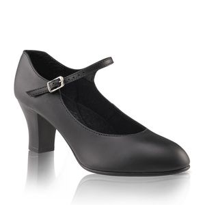 Black capezio character shoes gently used